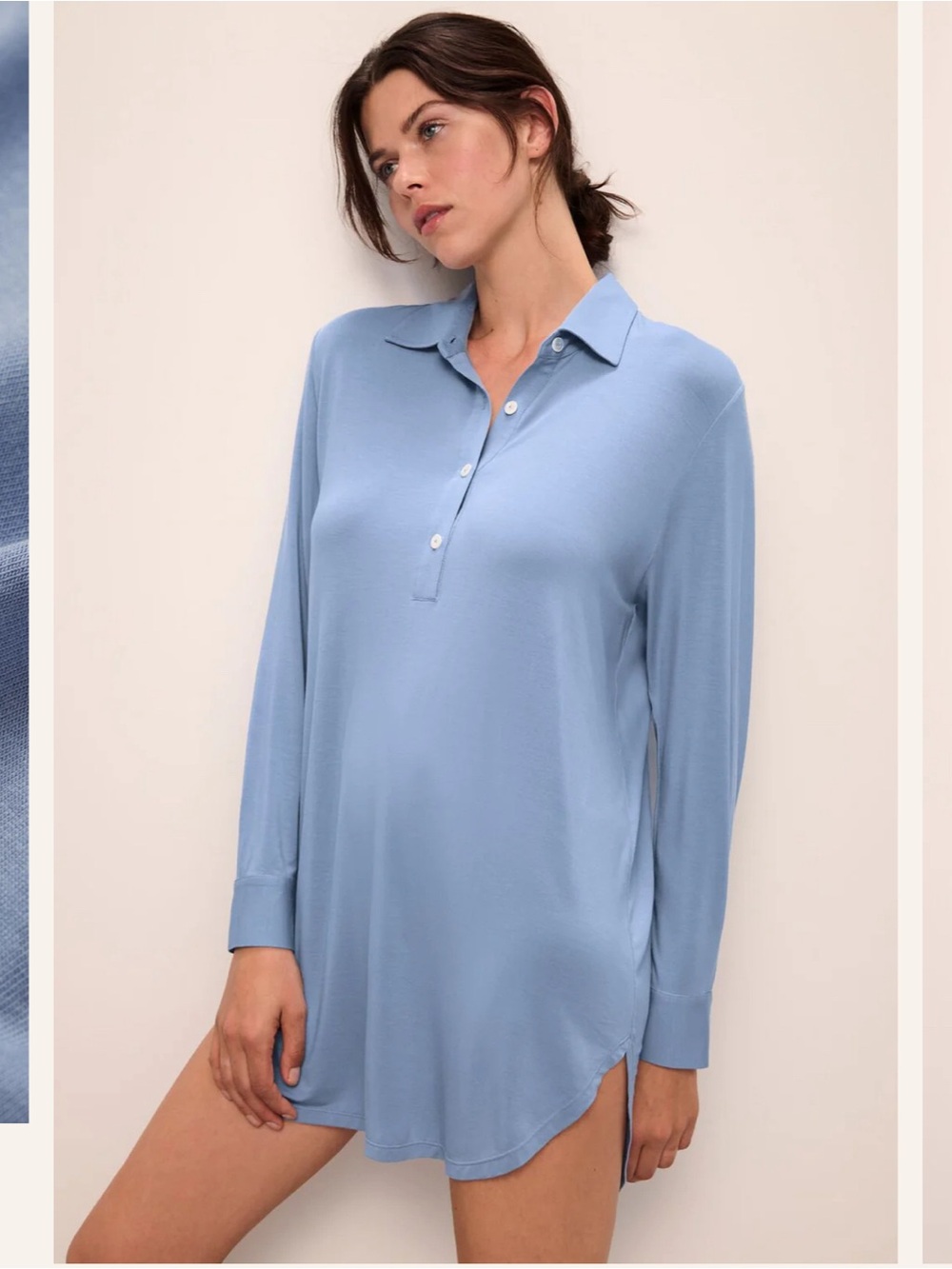 eberjey tencel modal boyfriend sleepshirt